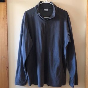 Columbia pull over fleece with 1/2 zip.